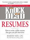 Cover image for Knock 'em Dead Resumes